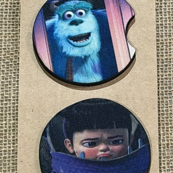 Monster - Sublimated Car Coasters V4 - Picture 1 of 3